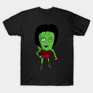 Pepirella from The Nightshades Goth Vegetable Family T-Shirt